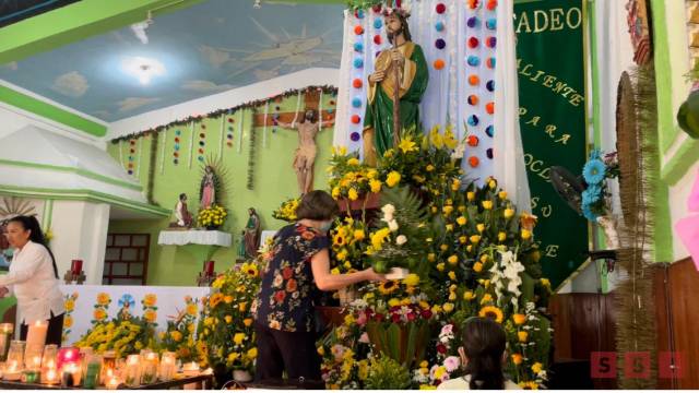 Susana Solis Informa Devotos a San Juditas lo celebran en su día en Chiapas