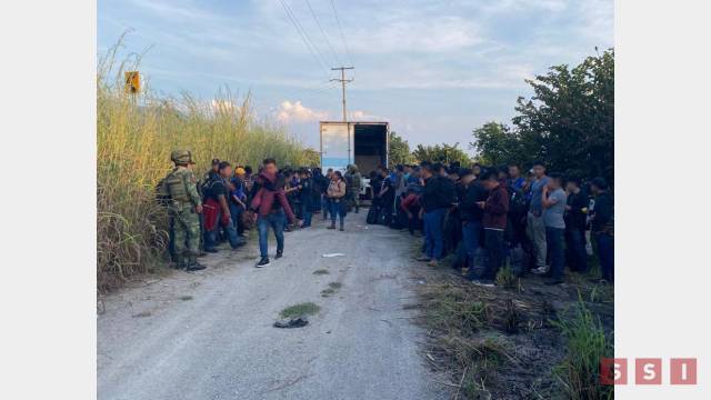 Susana Solis Informa Rescatan a más de 80 migrantes que viajaban hacinados en un camión