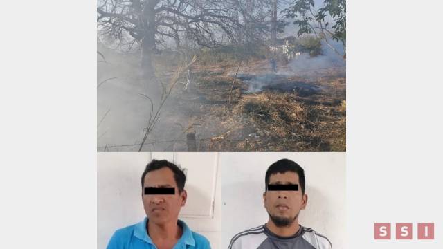 Susana Solis Informa Encarcelan a dos personas por provocar incendio en un predio