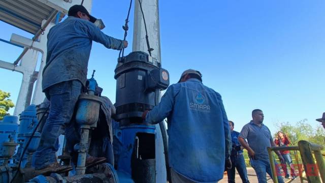 Susana Solis Informa Repara y rehabilita SMAPA dos equipos de bombeo en Captación Santo Domingo