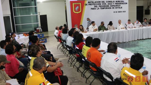 Susana Solis Informa Instalan en Tuxtla Gutiérrez el Consejo Municipal de Protección Civil 2023