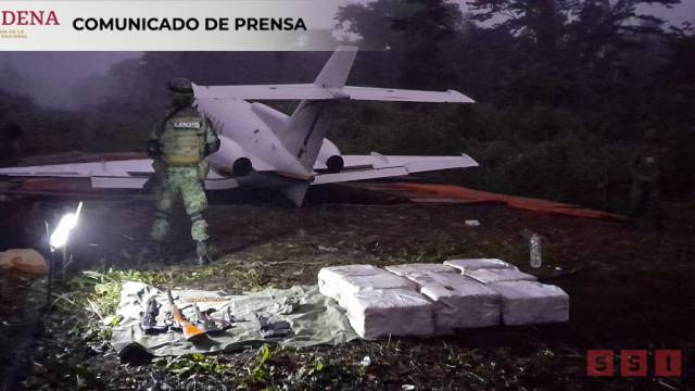 Susana Solis Informa Aseguran aeronave, armamento y droga en Chiapas