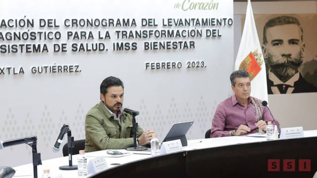 Susana Solis Informa PRESENTAN Zoé Robledo y Gobernador Rutilio Escandón estrategia para la Federalización de los servicios de salud de Chiapas