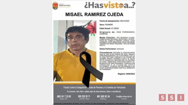 Susana Solis Informa Encuentran sin vida a maestro de San Fernando reportado como desaparecido
