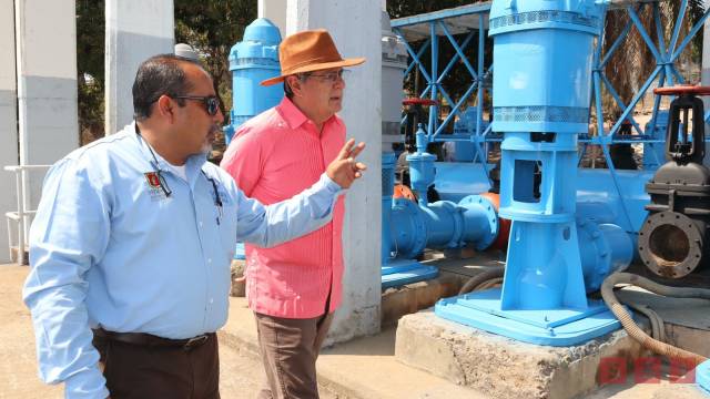 Susana Solis Informa Pone en marcha Carlos Morales equipos de bombeo en la planta de Captación Santo Domingo