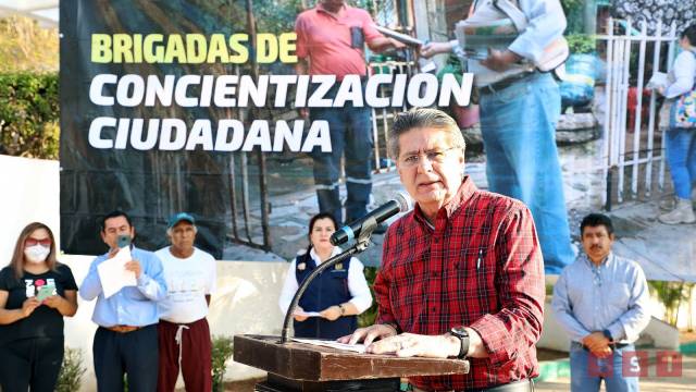 Susana Solis Informa Presidente de Tuxtla da inicio trabajos de brigadeo casa por casa para sensibilizar a la población