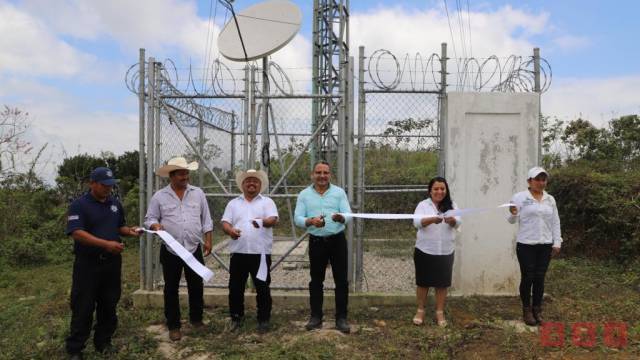 Susana Solis Informa Helmer Ferras activa torres de comunicación en Francisco León