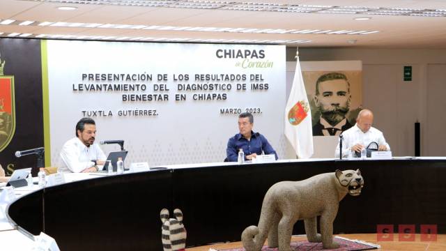 Susana Solis Informa Rutilio Escandón y Zoé Robledo presentan resultados del diagnóstico IMSS Bienestar en Chiapas