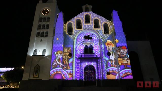 Susana Solis Informa Carlos Morales Vázquez encabeza la Reactivación del Video Mapping en la Catedral de San Marcos