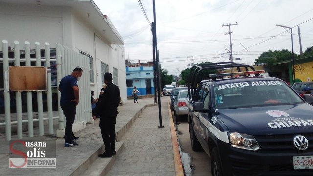 Susana Solis Informa INSTALAN operativos policiacos en unidades médicas en la costa de #Chiapas