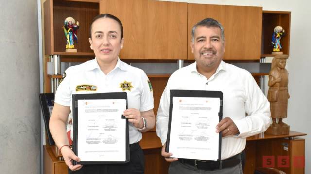 Susana Solis Informa Secretarías de Hacienda y Seguridad y Protección Ciudadana firman convenio de colaboración