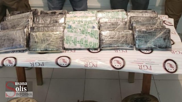 Susana Solis Informa ASEGURADOS con 30 kilos de cocaína