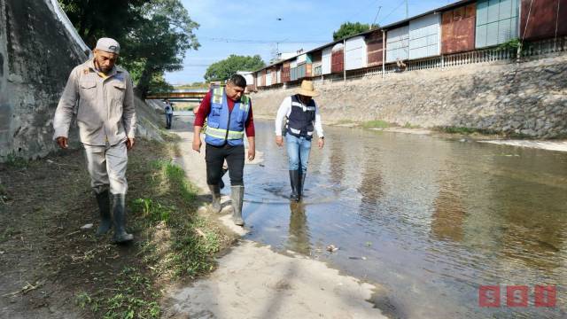 Susana Solis Informa SMAPA realiza monitoreo para el control de la calidad del agua del río Sabinal
