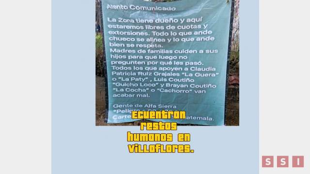 Susana Solis Informa ENCUENTRAN restos humanos en Villaflores; FGE abre investigación