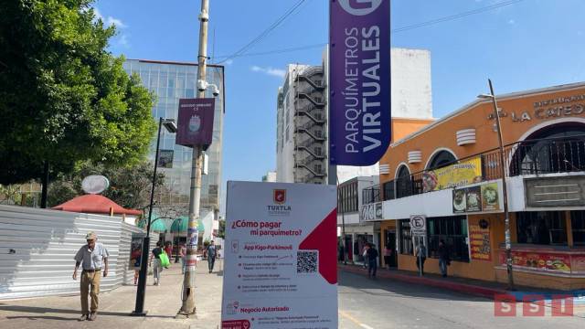 Susana Solis Informa La próxima semana entrarán en función los parquímetros virtuales en Tuxtla