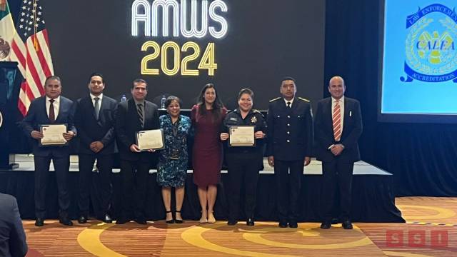 Susana Solis Informa Recibe SSyPC reconocimientos de CALEA por acreditación de programas policiales