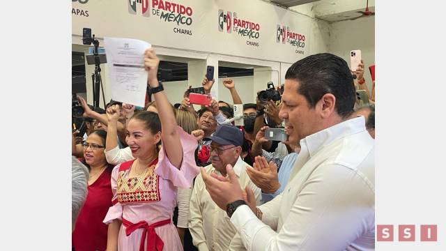 Susana Solis Informa SE REGISTRA Olga Luz Espinosa ante el PRI como precandidata al gobierno de Chiapas