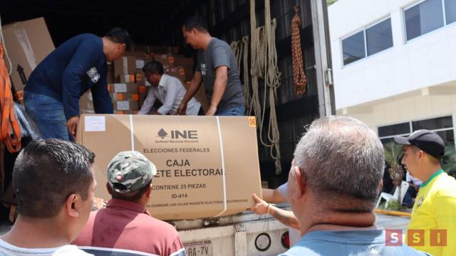 Susana Solis Informa LLEGA a Chiapas el material electoral para las elecciones del 2 de junio