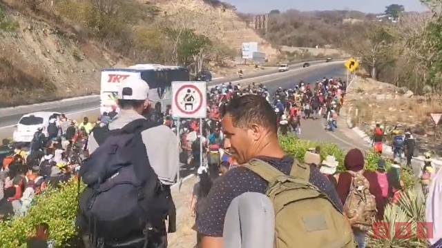 Susana Solis Informa SALE nueva caravana de migrantes desde Tuxtla Gutiérrez