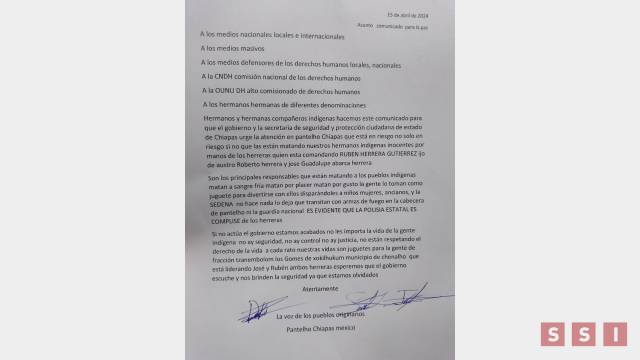 Susana Solis Informa BLOQUEAN accesos al municipio de Pantelhó en Chiapas