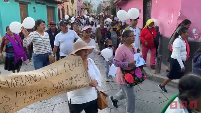 Susana Solis Informa MARCHAN por la paz en los Altos de Chiapas