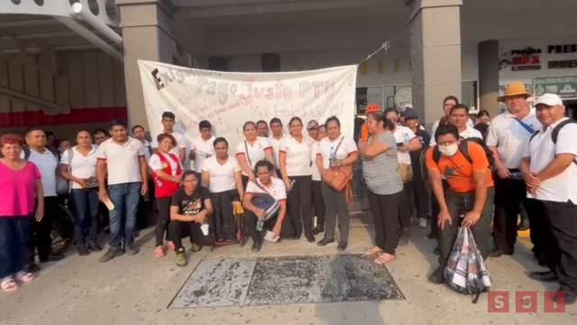 Susana Solis Informa PROTESTAN trabajadores de SORIANA por falta de condiciones laborales