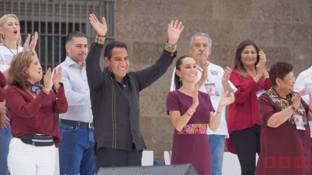 Susana Solis Informa Acompaña Eduardo Ramírez a Claudia Sheinbaum en su cierre de campaña