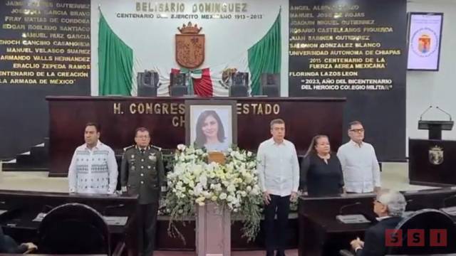 Susana Solis Informa RINDEN homenaje póstumo a Rosalinda López Hernández en el DIF y Congreso de Chiapas