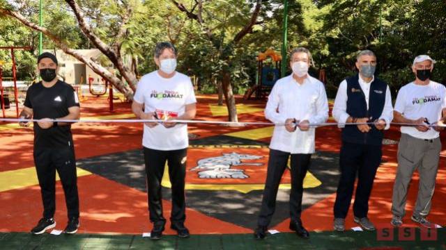 Susana Solis Informa Inauguran Carlos Morales y Rutilio Escandón Cadenas reacondicionado Parque Fundamat