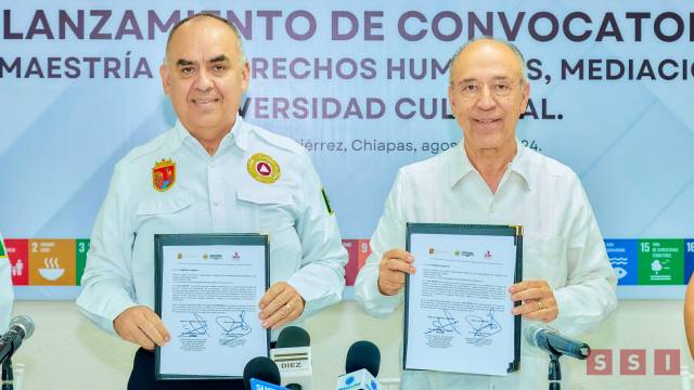 Susana Solis Informa Enaproc-Chiapas y CEDH invitan a cursar la Maestría en Derechos Humanos, Mediación y Diversidad Cultural