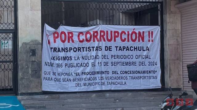 Susana Solis Informa Después de dos meses, protestan choferes que buscan una concesión