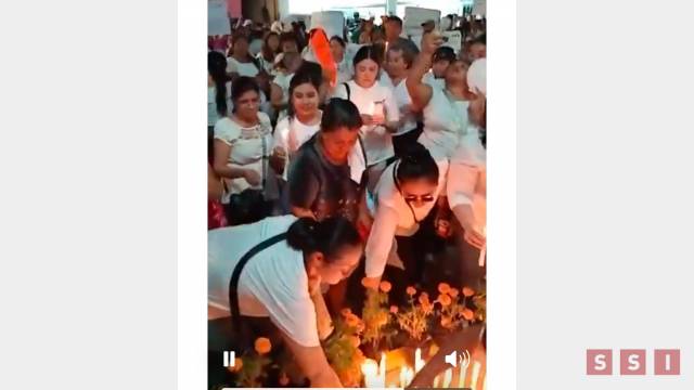 Susana Solis Informa PROTESTAN familiares de joven embarazada víctima de feminicidio