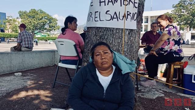 Susana Solis Informa SE VAN A HUELGA de hambre maestros interinos