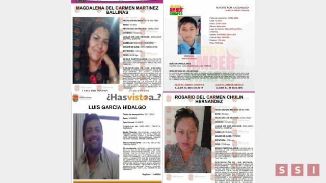 Susana Solis Informa CONFIRMA FGE desaparición de toda una familia en el municipio de Emiliano Zapata