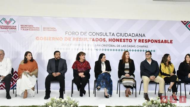 Susana Solis Informa Fabiola Ricci Diestel asiste al Foro de Consulta Ciudadana en San Cristóbal de Las Casas