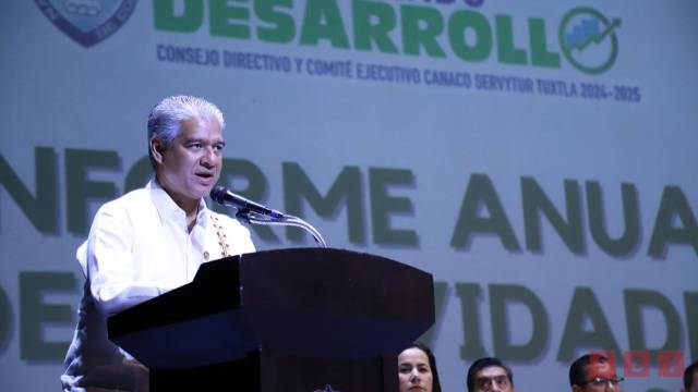Susana Solis Informa ES REELECTO Miguel Ángel Blas Gutiérrez como presidente de canaco Tuxtla