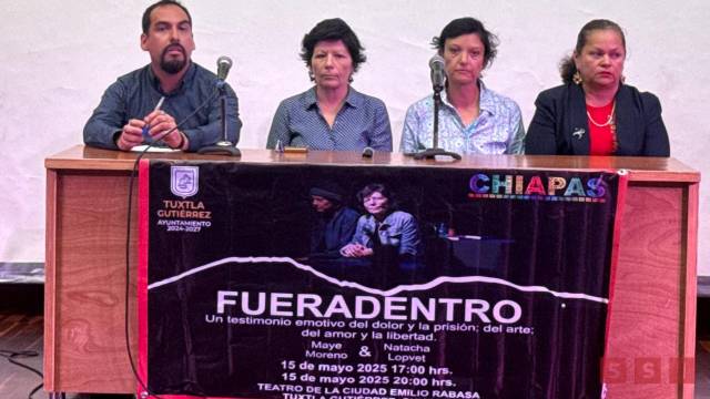 Susana Solis Informa “FueraDentro” puesta en escena se presentará en el Teatro de la Ciudad “Emilio Rabasa”