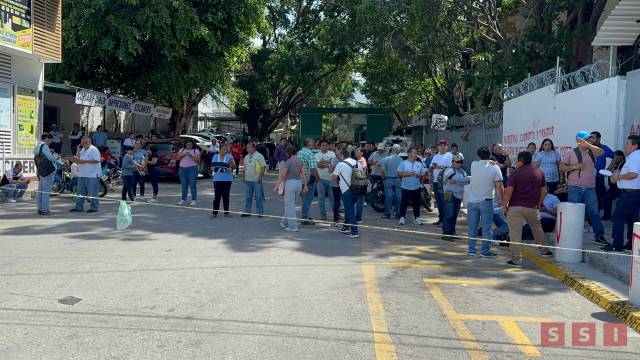 Susana Solis Informa Protestan administrativos de educación por falta de pago del bono del Bienestar