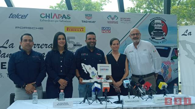 Susana Solis Informa Chiapas será sede de una gran fiesta automovilística con la Carrera Panamericana 2025