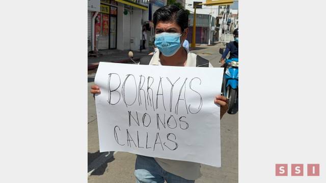 Susana Solis Informa Protestan periodistas en Chiapas en contra de Horacio Culebro Borrayas titular de la CEDH
