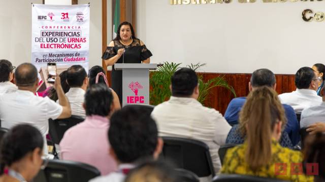 Susana Solis Informa Realiza IEPC conferencia sobre el uso de urnas electrónicas en mecanismos de participación ciudadana