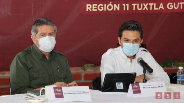 Susana Solis Informa Comparte Zoé Robledo avances de vacunación Covid-19 a presidentes de la Mesa de Seguridad Región 11 Metropolitana