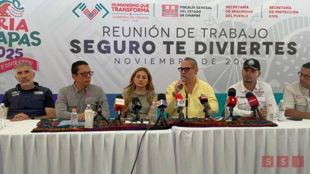 Susana Solis Informa Alistan fuerte operativo para la Feria Chiapas 2025