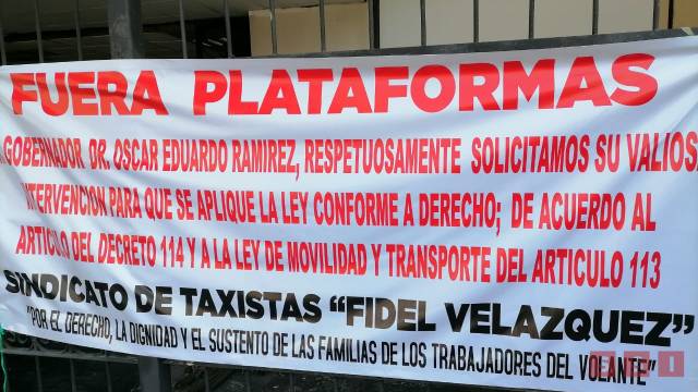 Susana Solis Informa Piden taxistas que frenen en Chiapas la operación irregular de plataformas