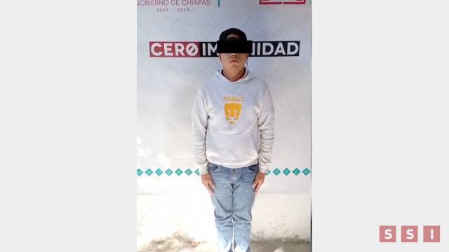 Susana Solis Informa Capturan al feminicida de la joven de Ocosingo Yerli; podrían sentenciarlo a 100 años de cárcel