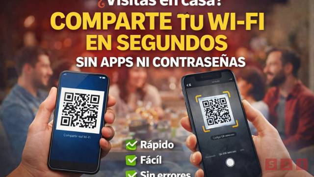 Susana Solis Informa ¿Visitas en casa? Comparte tu Wi-Fi en segundos con un solo gesto (sin apps ni contraseñas)