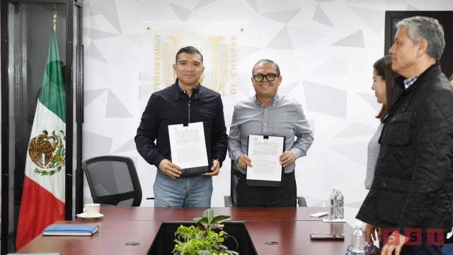 Susana Solis Informa Suscriben UNACH y el ISSTECH un convenio de Prestación de Servicios