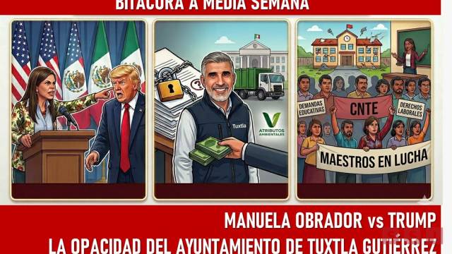 Susana Solis Informa La política a la chiapaneca” bitácora de media semana