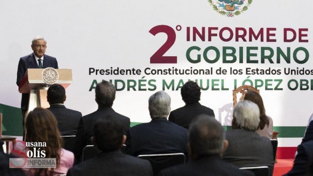 Susana Solis Informa Cumplido 95 de 100 compromisos: AMLO en Segundo Informe de Gobierno