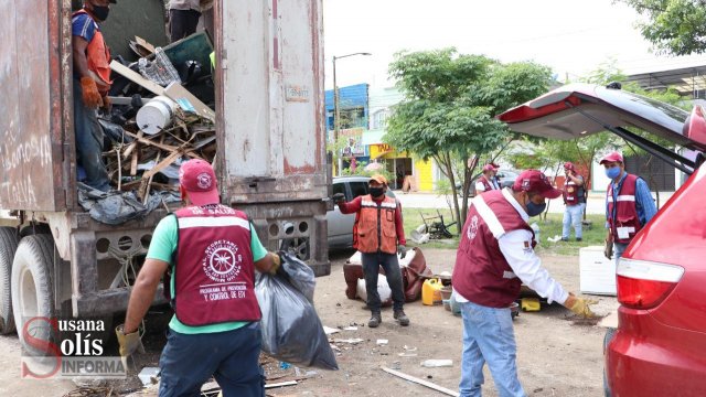 Susana Solis Informa Ayuntamiento tuxtleco inicia Segunda Jornada de Descacharramiento